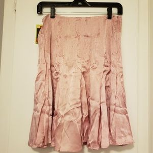 Pink Toupy Silk Skirt